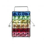 <div><span style="font-size: small;">Steel, silver plated and anti-allergy jewel</span></div>
<div class="Standard"><span style="font-size: small;">In the shape of a rectangle, covered with square rhinestones in the colors of the rainbow.</span></div>
<div><span style="font-size: small;">The displayed price is for one piece - You will need 2 pieces for the cuffs of pants or shorts, shirt sleeves or shoes.&nbsp;(Identical or mismatched pieces)</span></div>
<div><span style="font-size: small;">Tissue paper packaging (free) - Our gift box (for 2 pieces) is sold separately, see in our &laquo;&nbsp;SHOP&nbsp;&raquo; section</span></div>